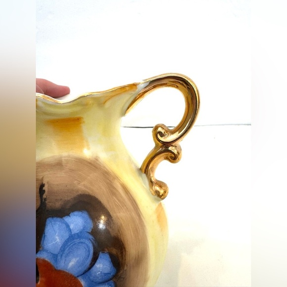 VTG 1960’s Artmark Small Fruit Pitcher & Bowl Wash Basin Set Made In Japan - Picture 4 of 10